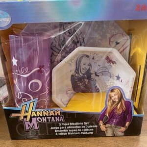 Disney Hannah Montana Mealtime Set - Purple and White